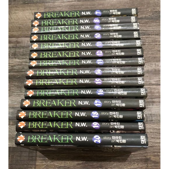 The Breaker New Waves Keuk-jin Jeon Japanese Manga Book LOT of 14 New (#7-20) - Picture 1 of 5